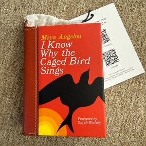 I Know Why The Caged Bird Sings By Maya Angelou Book Bag Charm